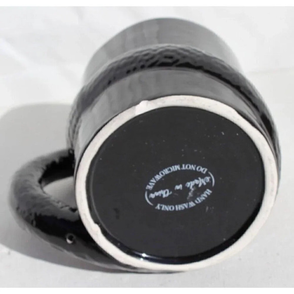 New Black & Gold Snake Happy Halloween Spooky Ceramic Coffee Mug CUP - Picture 4 of 4